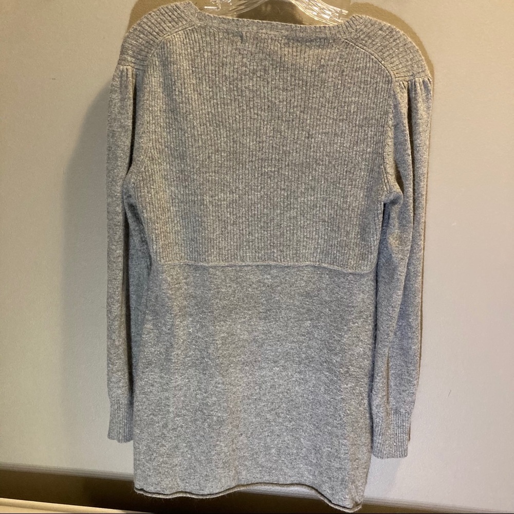 BCBGMAXARIA Gray Wool Sweater